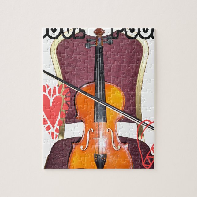 Quebra-cabeça Som v love hakuna matata namorados (Vertical)