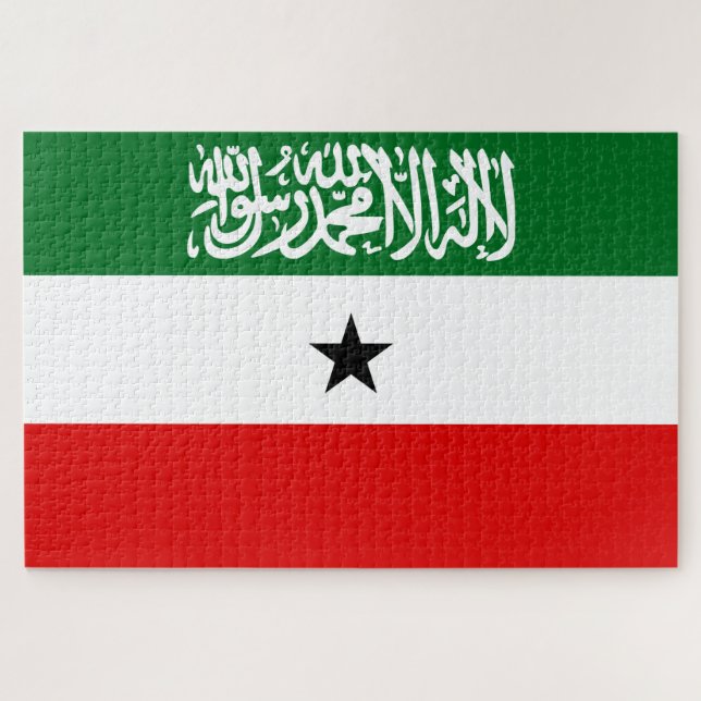 Quebra-cabeça Somaliland Flag (Horizontal)