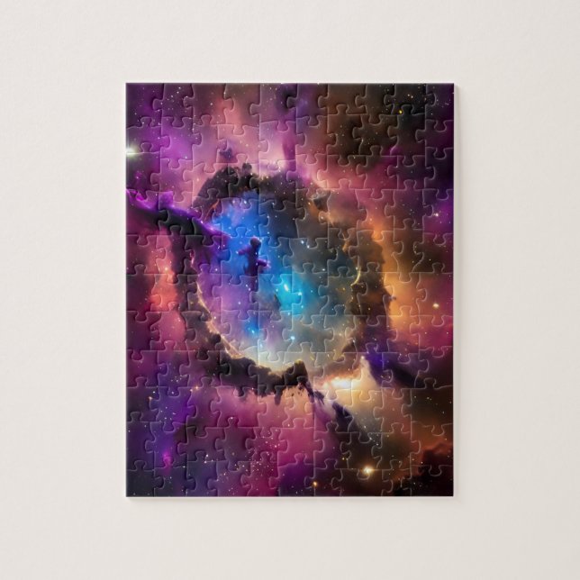 Quebra-cabeça Sombra misteriosa em nuvens nebulosas nuvens paisa (Vertical)