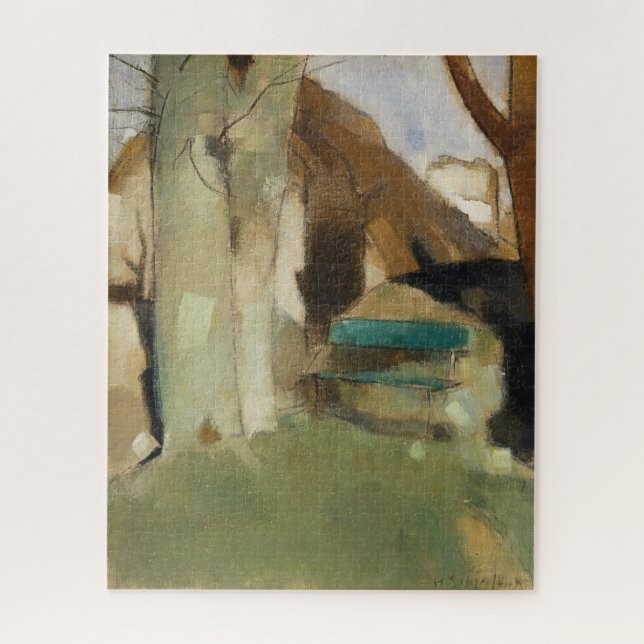 Quebra-cabeça Sombra na Parede, Helene Schjerfbeck (Vertical)