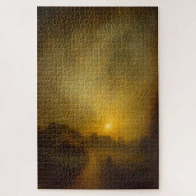 Quebra-cabeça Somerset Sunset Path Turner Style Jigsaw Puzzle (Vertical)