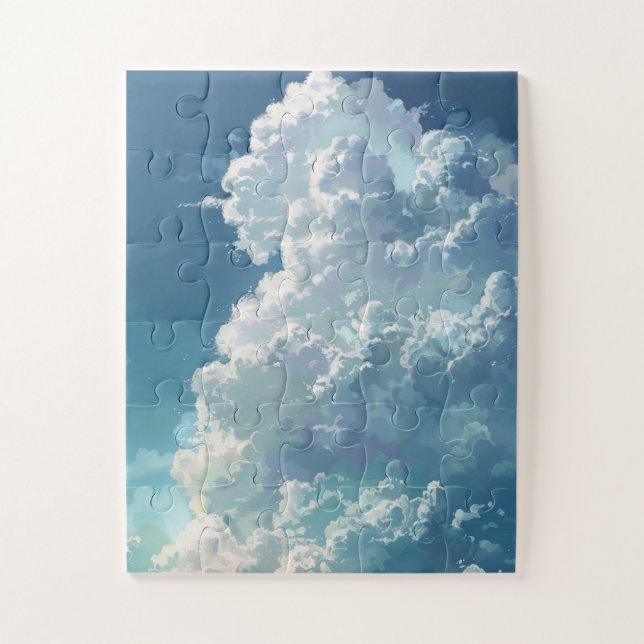 ☁️ Quebra-cabeça Sonhador de Nuvem – Relaxe, Desen (Vertical)