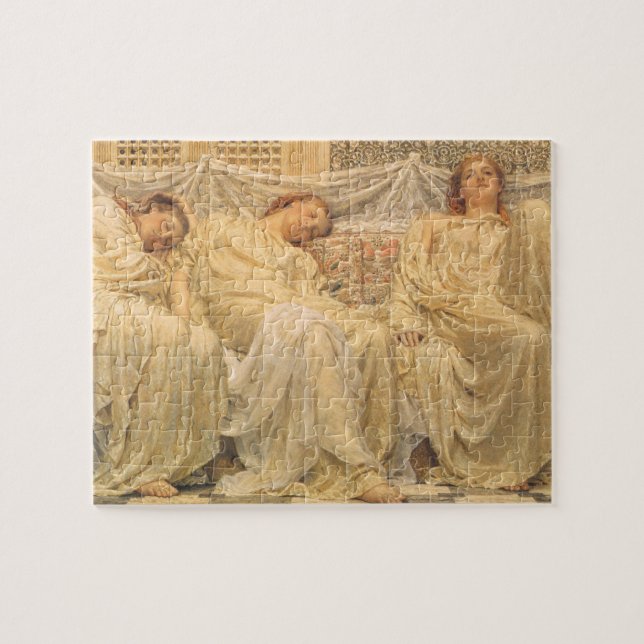 Quebra-cabeça Sonhadores por Albert Joseph Moore, Arte Vitoriano (Horizontal)