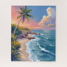 Sonho de Água Salgada | Aquarela do Mar da Costa d