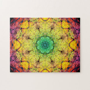 Quebra-cabeça Sonho Fractal Relaxação de Mandala