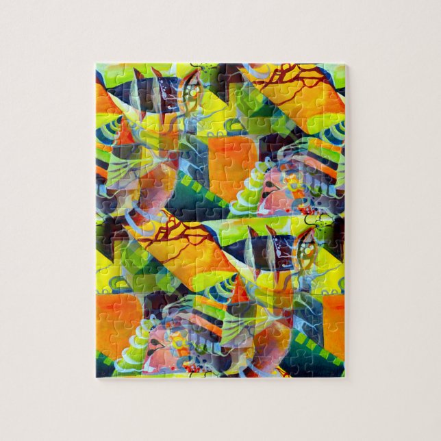 Quebra-cabeça Sonhos Contemporâneos Vivos em Trabalho de arte de (Vertical)