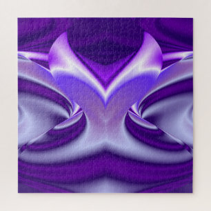 Quebra-cabeça Sonhos de Arco-Íris de Flor Roxo