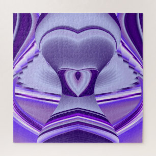 Quebra-cabeça Sonhos de Arco-Íris de Flor Roxo