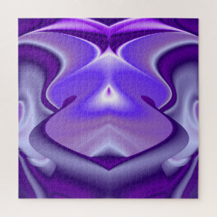 Quebra-cabeça Sonhos de Arco-Íris de Flor Roxo