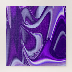Quebra-cabeça Sonhos de Arco-Íris de Flor Roxo