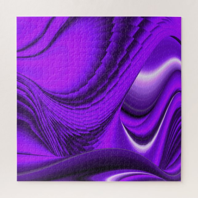 Quebra-cabeça Sonhos de Arco-Íris de Flor Roxo (Vertical)