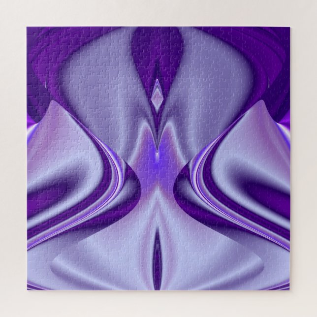 Quebra-cabeça Sonhos de Arco-Íris de Flor Roxo (Vertical)