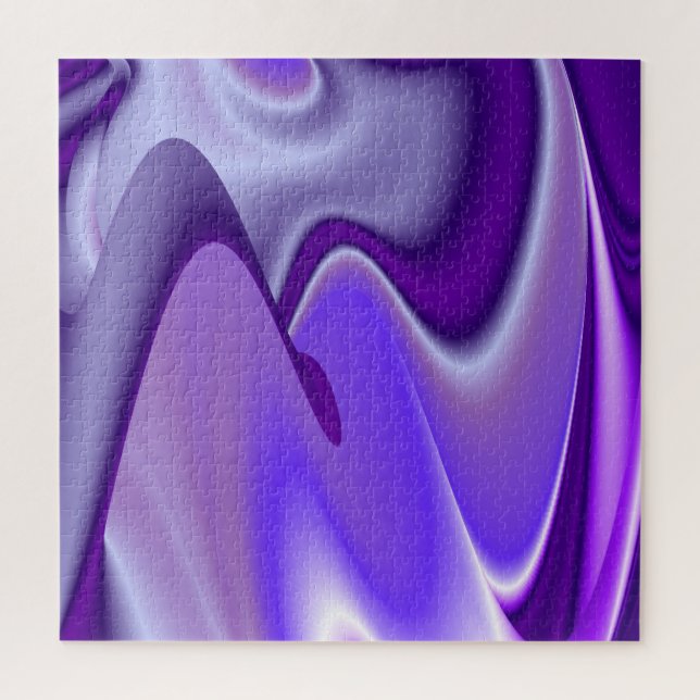 Quebra-cabeça Sonhos de Arco-Íris de Flor Roxo (Vertical)