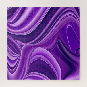 Quebra-cabeça Sonhos de Arco-Íris de Flor Roxo