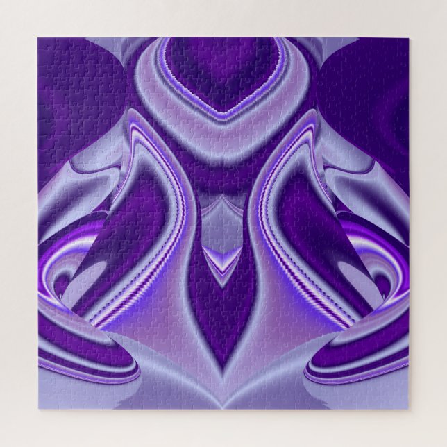 Quebra-cabeça Sonhos de Arco-Íris de Flor Roxo (Vertical)