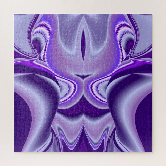 Quebra-cabeça Sonhos de Arco-Íris de Flor Roxo (Vertical)