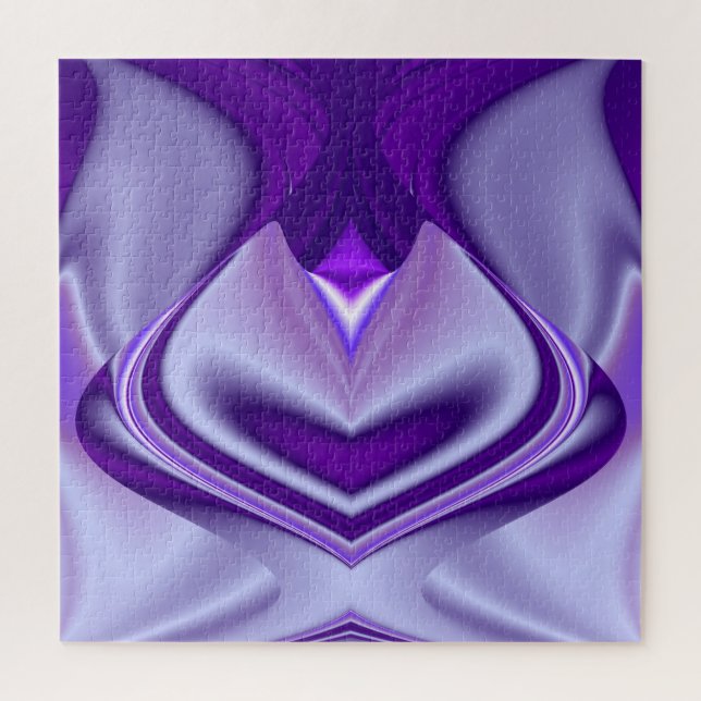 Quebra-cabeça Sonhos de Arco-Íris de Flor Roxo (Vertical)