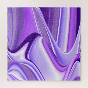 Quebra-cabeça Sonhos de Arco-Íris de Flor Roxo