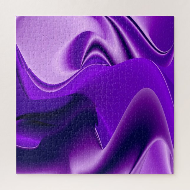 Quebra-cabeça Sonhos de Arco-Íris de Flor Roxo (Vertical)