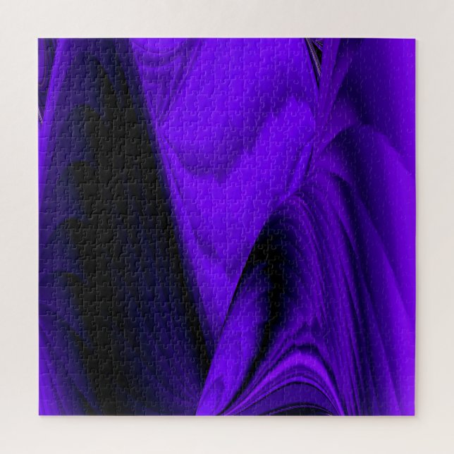 Quebra-cabeça Sonhos de Arco-Íris de Flor Roxo (Vertical)