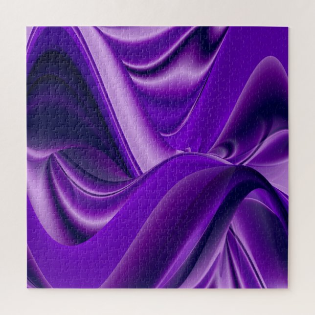 Quebra-cabeça Sonhos de Arco-Íris de Flor Roxo (Vertical)