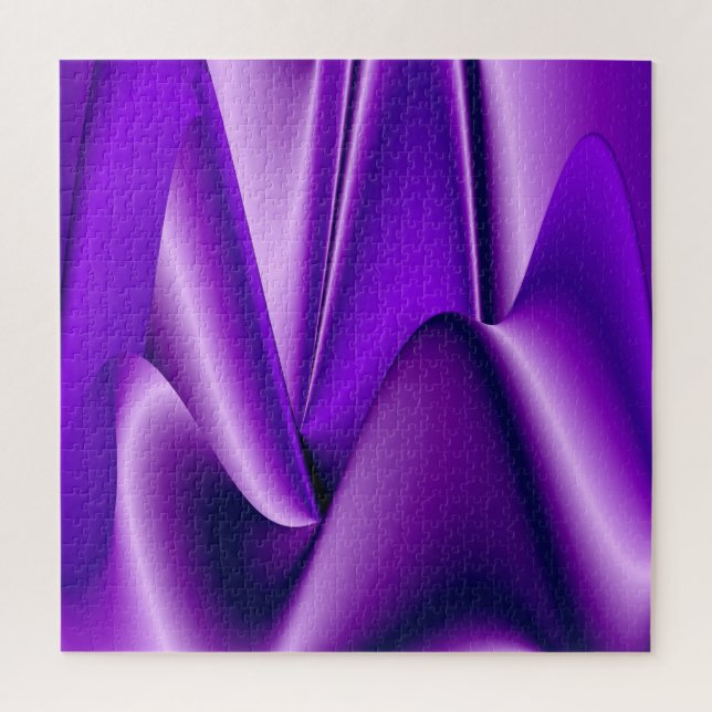 Quebra-cabeça Sonhos de Arco-Íris de Flor Roxo (Vertical)