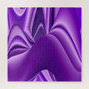 Quebra-cabeça Sonhos de Arco-Íris de Flor Roxo
