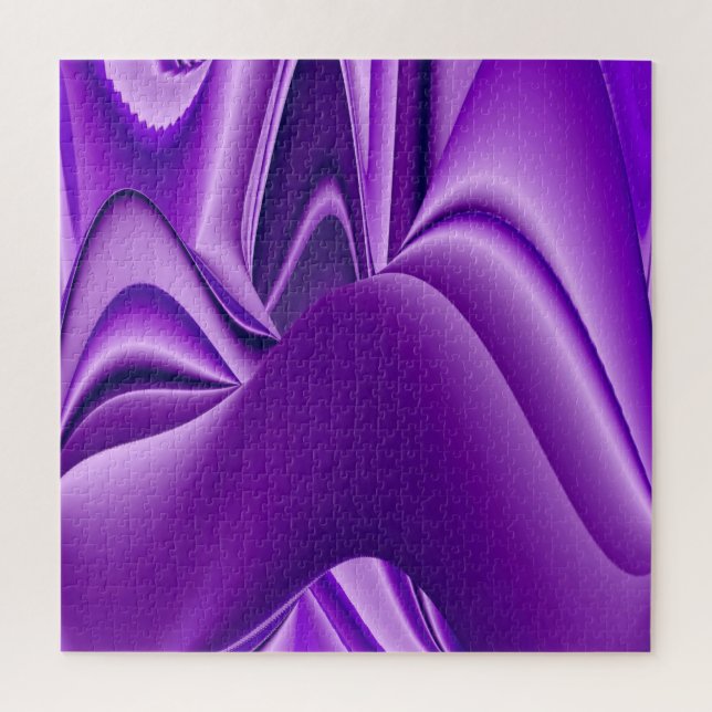Quebra-cabeça Sonhos de Arco-Íris de Flor Roxo (Vertical)