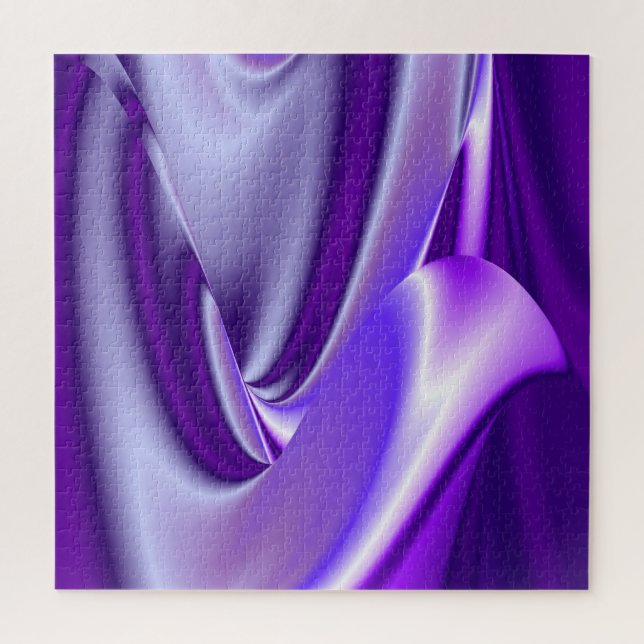 Quebra-cabeça Sonhos de Arco-Íris de Flor Roxo (Vertical)
