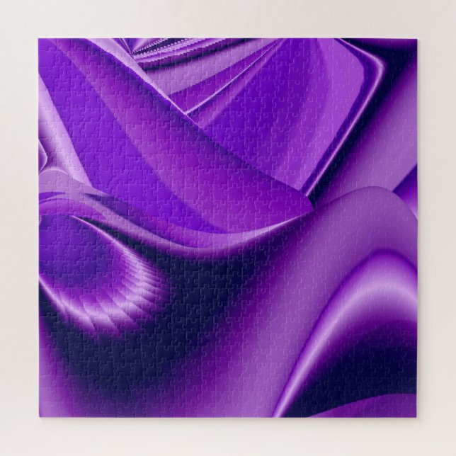 Quebra-cabeça Sonhos de Arco-Íris de Flor Roxo (Vertical)
