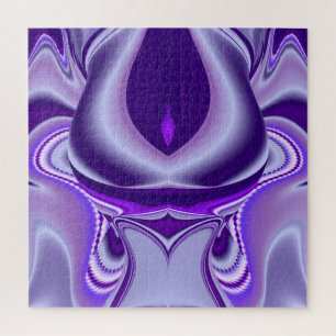 Quebra-cabeça Sonhos de Arco-Íris de Flor Roxo
