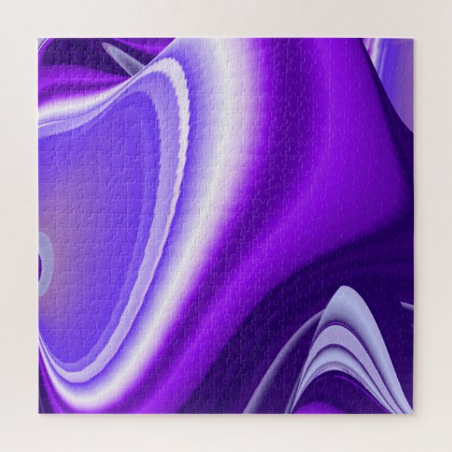 Quebra-cabeça Sonhos de Arco-Íris de Flor Roxo (Vertical)