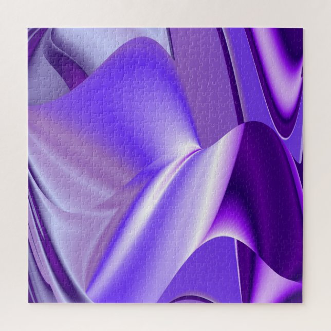 Quebra-cabeça Sonhos de Arco-Íris de Flor Roxo (Vertical)