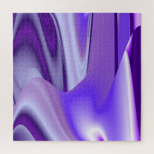 Quebra-cabeça Sonhos de Arco-Íris de Flor Roxo