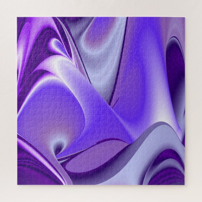 Quebra-cabeça Sonhos de Arco-Íris de Flor Roxo (Vertical)