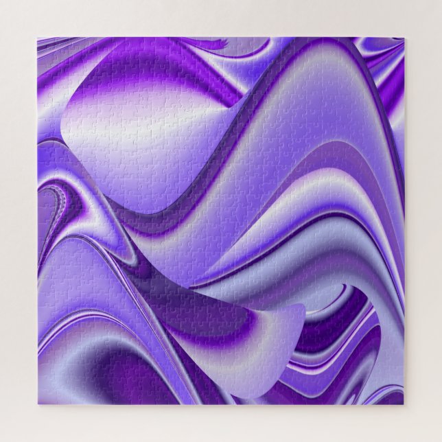 Quebra-cabeça Sonhos de Arco-Íris de Flor Roxo (Vertical)