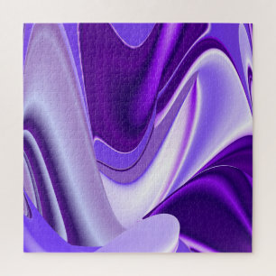 Quebra-cabeça Sonhos de Arco-Íris de Flor Roxo
