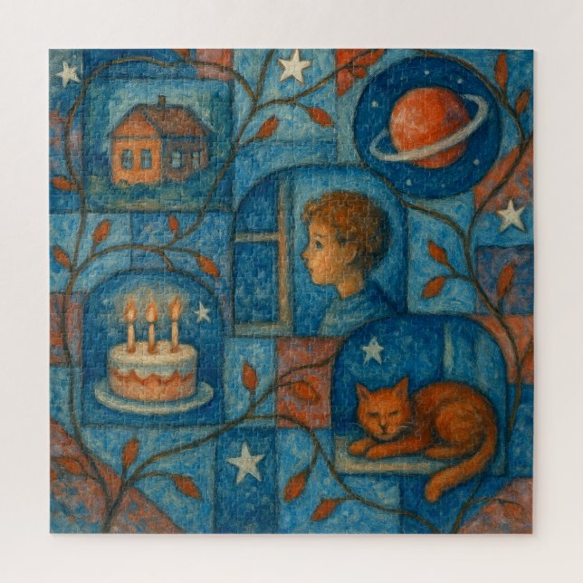 Quebra-cabeça Sonhos De Patchwork De Whimsical (Vertical)