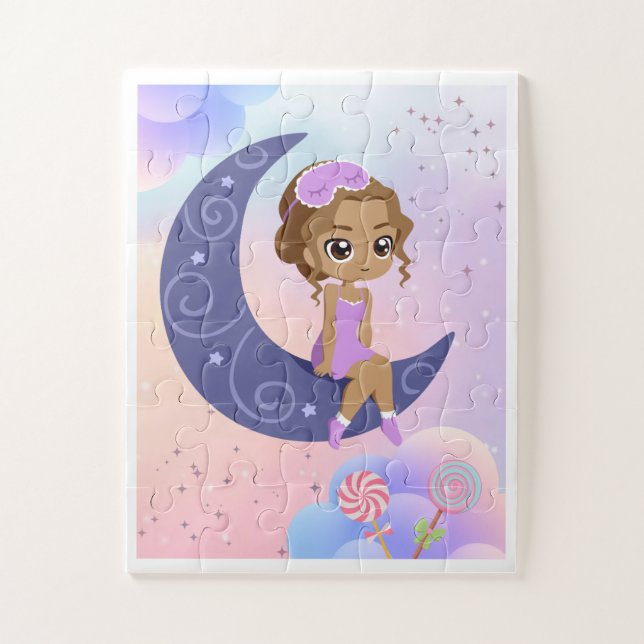 Quebra-cabeça Sonhos de pequena princesa (Vertical)