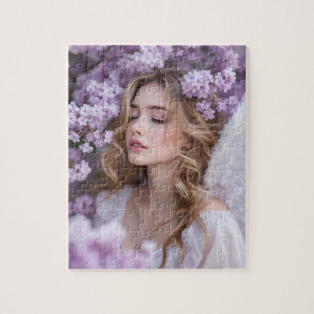Quebra-cabeça Sonhos Lilac - Serene Primavera Angel (Vertical)