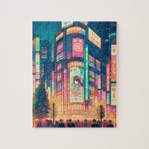 Quebra-cabeça Sonhos Neon de Shibuya