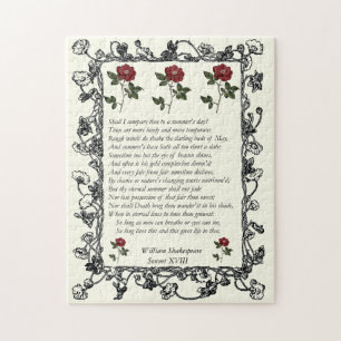 Quebra-cabeça Sonnet nº 18 por William Shakespeare