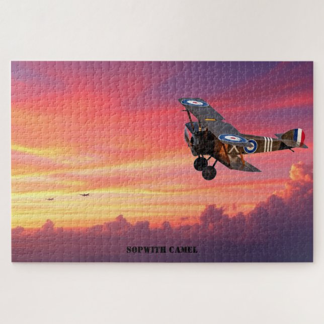 Quebra-cabeça Sopwith Camel: Asas da História Edição 1 (Horizontal)