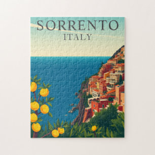 Quebra-cabeça Sorrento Itália Viagem Vintage