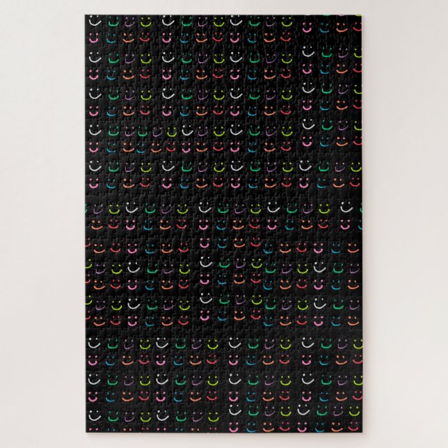 Quebra-cabeça Sorrisos coloridos (Vertical)