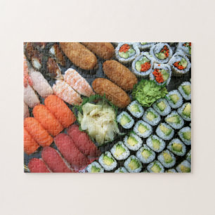 Quebra-cabeça Sortimento de favoritos de sushi japonês