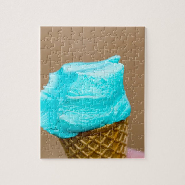 Quebra-cabeça Sorvete com macro waffle (Vertical)