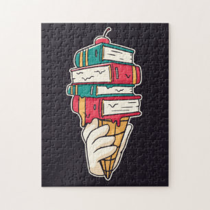 Quebra-cabeça Sorvete de Livro