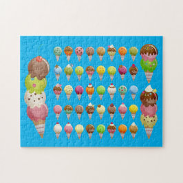 Quebra-cabeça Sorvete Delight Yummy Sweets