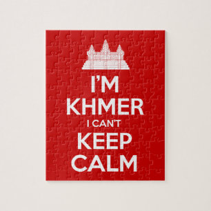 Quebra-cabeça Sou Khmer, não consigo ficar calmo